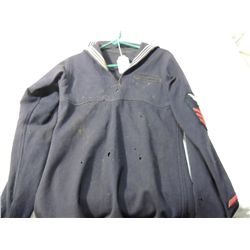 VINTAGE WOOL NAVY UNIFORM JACKET