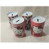 Image 4 : LOT 4 HELLO KITTY TIN COIN BANK