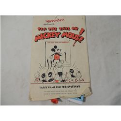 VINTAGE PIN THE TAIL ON MICKEY MOUSE CAME