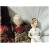Image 3 : LOT 4 VINTAGE PORCELAIN DOLLS