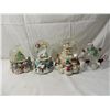 Image 1 : LOT 4 CHRISTMAS ASSORTED SNOWGLOBES