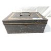 Image 1 : VINTAGE TIN LOCK BOX