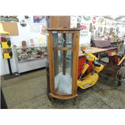 CORNER CURIO CABINET
