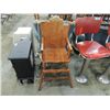 Image 1 : VINTAGE WOODEN HIGH CHAIR
