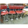 Image 1 : 4 ICE CREAM PARLOR BAR STOOLS
