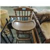 Image 1 : WOODEN VINTAGE HIGH CHAIR