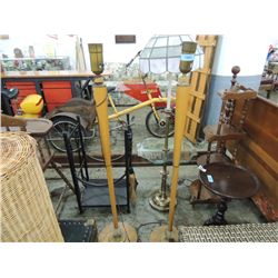 PAIR RETRO FLOOR LAMPS