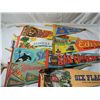 Image 1 : LOT 8 VINTAGE SOUVENIR PENNANTS