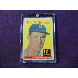 1958 TOPPS TED WILLIAMS #1 BASEBALL CARD