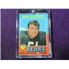Image 1 : 1971 TOPPS DICK BUTKUS #25 FOOTBALL CARD