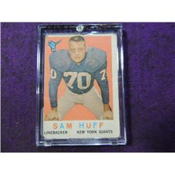1959 TOPPS SAM HUFF #51 FOOTBALL CARD
