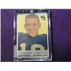Image 1 : 1959 TOPPS JOHNNY UNITAS #25 FOOTBALL CARD