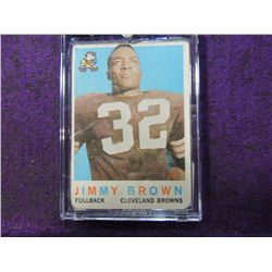 1959 TOPPS JIMMY BROWN #10 FOOTBALL CARD