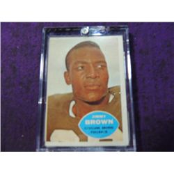 1968 TOPPS JIMMY BROWN #23 FOOTBALL CARD