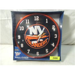 NEW YORK ISLANDERS WALL CLOCK