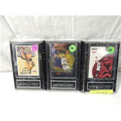 LOT 3 BASKETBALLS FINEST PLAQUE
