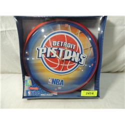 DETROIT PISTONS WALL CLOCK