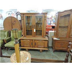 FLEMISH 1920-1940S BREUGHEL STYLE HUTCH ON CHEST