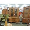 Image 2 : FLEMISH 1920-1940S BREUGHEL STYLE HUTCH ON CHEST