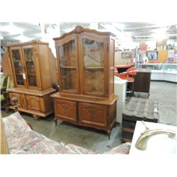 ANTIQUE LARGE HUTCH CABINET
