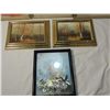 Image 2 : LOT 5 VINTAGE FRAMED PRINTS & PAINTINGS
