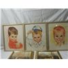 Image 3 : LOT 5 VINTAGE FRAMED PRINTS & PAINTINGS