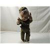 Image 1 : ANTIQUE COMPOSITION ARMY MILITARY BOY DOLL