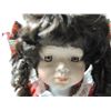 Image 2 : 17" PORCELAIN DOLL IN PLAID DRESS