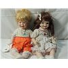 Image 1 : LOT 2 HUGS & KISSES PORCELAIN DOLLS