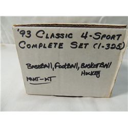 1993 CLASSIC 4 SPORT COMPLETE SET