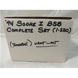 1994 SCORE 1 BASEBALL CARD COMPLETE SET
