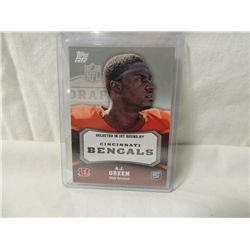 TOPPS AJ GREEN FOOTBALL CARD