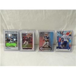 LOT 4 TOM BRADY FOOTBALL CARDS