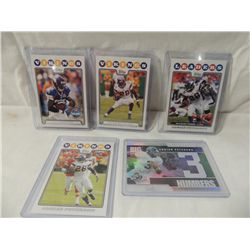 LOT 5 ADRIAN PETERSON FOOTBALL CARDS