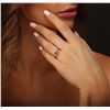 Image 2 : Platinum 1.37ctw Diamond Ring