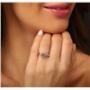 Image 3 : Platinum 1.37ctw Diamond Ring