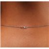 Image 3 : 14KT White Gold 2.87ct Tanzanite and Diamond Pendant