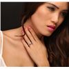 Image 2 : Platinum 0.84ctw Diamond Ring Wedding Set