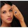 Image 3 : 14KT White Gold 7.29ct Tanzanite and Diamond Ring