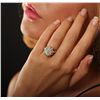 Image 3 : 14KT Yellow Gold 1.48ct Opal and Diamond Ring