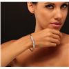 Image 1 : 14KT Yellow Gold 3.25ctw Diamond Bangle