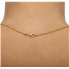 Image 3 : 14KT Yellow Gold 0.92ctw Diamond Pendant With Chain