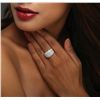 Image 3 : 14KT White Gold 1.36ctw Diamond Ring