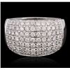 Image 5 : 14KT White Gold 1.36ctw Diamond Ring