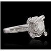 Image 5 : 18KT White Gold 3.13ctw Diamond Ring