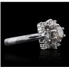 Image 5 : 14KT White Gold 1.37ctw Diamond Ring