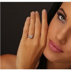 Platinum 1.66ctw Diamond Ring