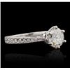Image 5 : Platinum 1.66ctw Diamond Ring