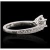 Image 6 : Platinum 1.66ctw Diamond Ring
