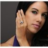Image 3 : 14KT White Gold 1.46ct Tanzanite and Diamond Ring